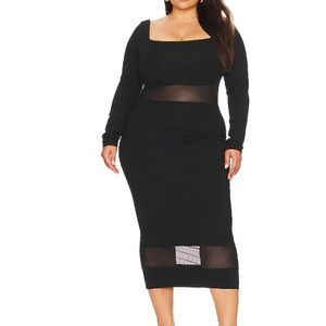 REMI x REVOLVE Jamie Midi Dress in Black